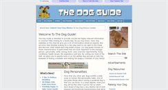 Desktop Screenshot of dogguide.net