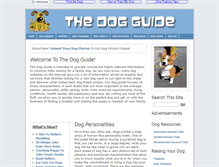 Tablet Screenshot of dogguide.net